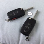 Uncut Audi Remote MZ241081963 Pair A6 4D0837231E Transmitter 00-03 2674102665. Fixed Price $33.95.