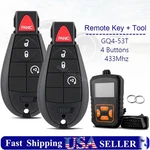 For 2013 2017 Ram 1500 2500 3500 Remote Key Fob 4BTN GQ4-53T + Obd Tool Kit. Fixed Price $85.99.