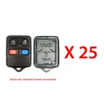 Remote Control Fob Case Shell 4B Compatible With Ford Rubber Pad (25 Pack). Fixed Price $24.52.