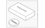Genuine Volvo Keyless Entry Transmitter 80006754. Fixed Price $305.34.