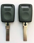 X2 Audi HU66T6 Transponder Key 48 Chip Logo Top Quality Usa Seller A+++. Fixed Price $18.00.