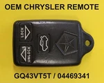 Oem Chrysler Plymouth Dodge Keyless Remote Fob 04469341 GQ43VT5T Buttons. Fixed Price $6.92.