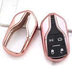 Chrome Pink Tpu Key Fob Case For 13+ Maserati Quattroporte Ghibli, 17+ Levante. Fixed Price $9.09.