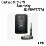 New Aftermarket Cadillac Smart Key For Cts & Sts 2008-2014 Fcc ID#:M3N5WY7777A. Fixed Price $19.95.