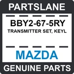 BBY2-67-5RY Mazda Oem Genuine Transmitter Set, Keyl. Fixed Price $303.90.