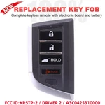 For Acura Mdx 2022 2023 2024 Smart Remote Key Fob KR5TP-2 72147-TYA-A21 Driver. Fixed Price $34.95.