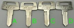 Atv Key Blank 95 & Up 4 Wheeler Kawasaki Bayou 220 300 Prairie Brute Force Kvf. Fixed Price $6.93.