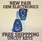 New Pair Dodge Grand Caravan Keyless Remote Fob M3N5WY72XX 04727348 Ab Ac Ae. Fixed Price $814.00.