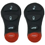 Remote Key Fob Rubber Pad 4 Buttons Compatible With Chrysler Dodge (2 Pack). Fixed Price $8.17.