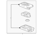 Genuine Honda Fob Assembly Entry Key 72147-TVA-A12. Fixed Price $99.46.