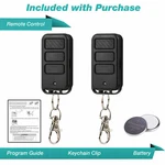 2 Car Garage Door Remote Opener For Liftmaster 370LM 371LM 373LM 315MHZ Keychain. Fixed Price $19.95.