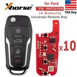 10X Xhorse XKFO21EN Remote Key Ford 4 Buttons Tool Max /VVDI2. Fixed Price $73.95.
