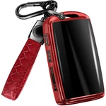 Lucrum For Mazda CX5 Fob Cover And Leather Keychain Small, Crimson Shadow. Fixed Price $20.43.