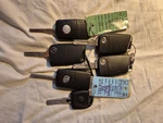 6 Vw Remote Flip Key Fabs. Fixed Price $65.00.