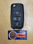 Genuine Oem Btn Volkswagen Flip Key Remote 561837202JR NBGFS93N 5FA 017 962-20. Fixed Price $9.95.