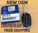 New In Box Oem 17 18 19 Hyundai Santa Fe Flip Keyless Remote Fob 95430-2W110. Fixed Price $64.95.