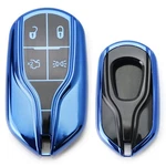 Chrome Blue Tpu Key Fob Case For 13+ Maserati Quattroporte Ghibli, 17+ Levante. Fixed Price $9.39.