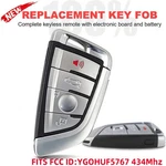 Smart Remote Key Fob Replacement YGOHUF5767 434MHZ Buttons For Bmw CAS4+/FEM. Fixed Price $28.99.