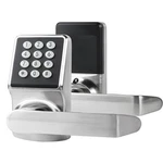 Keypad Door Lock With Handle-keyless Entry -brushed Nickel. Fixed Price $51.89.