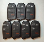Lot Of 7 Oem Dodge-ram Smart Key Fob Remotes M3N-40821302 Buttons. Fixed Price $154.00.
