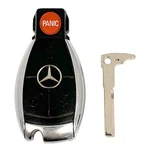 Oem Mercedes Benz Keyless Remote Fob 4B + Uncut KR55WK49031 (shp). Fixed Price $74.65.
