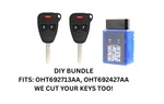 Diy Bundle For Jeep Dodge OHT692713AA, OHT692427AA Button Remote Key. Fixed Price $87.99.