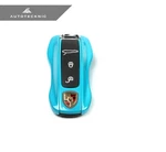Autotecknic PR-0009-MMB Painted Key Remote Trim For Porsche 17-23 Miami Blue. Fixed Price $52.25.