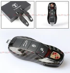 Real Carbon Fiber Direct Fit Replacement Case Cover For Porsche Key Fob Remote. Fixed Price $46.99.