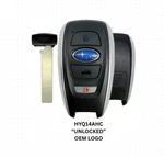 HYQ14AHC - Unlocked Worn Oem Subaru Keyless Remote Smart 4B Trunk. Fixed Price $54.59.