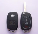Oem 2015-2019 Hyundai Santa Fe Flip Keyless Entry Remote Fob TQ8-RKE-4F31. Fixed Price $29.99.