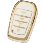 Tautrophen Key Fob Cover Fit For Toyota A, 403 Gold And White. Fixed Price $16.80.