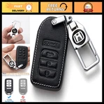 Leather Car Key Fob Cover For Honda Civic Cr-v Accord Nsx Pilot, 3 Button, Black. Fixed Price $43.99.
