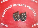 Pair-pursuit Keyless Remote Elvatgb PT#08S 5- Button Red Light Gc. Fixed Price $25.50.