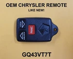 Oem Chrysler Logo Dodge Jeep Btn Remote Fob 4686076 GQ43VT7T - Like New!. Fixed Price $29.92.