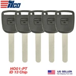 5X Ilco Transponder Key For Honda HO01-PT Megamos Id 13 Chip. Fixed Price $42.95.