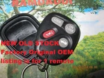 New 100% Oem Gm 10443537 Remote Key Fob Transmitter 01/05 Impala Grand Prix Nos. Fixed Price $29.95.