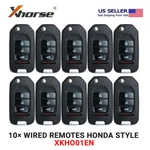 10X Xhorse Universal Wire Flip Remote Honda Style 3+1 Button XKHO01EN. Fixed Price $95.95.