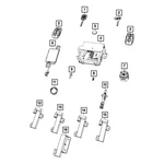 Ram 68584161AA Keyless Entry Transmitter. Fixed Price $231.01.