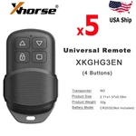 5X Xhorse XKGHG3EN Garage Remote Universal Key 4 Button For Vvdi Tool. Fixed Price $19.95.