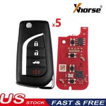 5PCS Xhorse XKTO12EN Toy.t Style Second Generation Universal Wired Remote Key Us. Fixed Price $39.95.