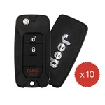 10X Used Key Fob Remote For 2015-2019 Fiat 500X Jeep Renegade (2ADFTFI5AM433TX). Fixed Price $149.95.