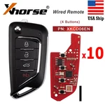 10X Xhorse XKCD06EN Universal Remote Key For Cadillac 4 Button Vvdi Tool. Fixed Price $44.95.