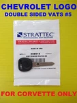 New Sealed Oem Chevrolet Corvette Double Sided Vats Ignition Chip Key #5 598515. Fixed Price $56.92.