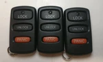Lot Of 3 Oem Mitsubishi Standard Key Fob Remotes E4EG8D-522M-A Buttons. Fixed Price $60.00.