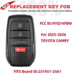 For 2025 Toyota Camry Remote Key Fob 8990H-12350 8990H-AQ010 HYQ14FBW Unlocked. Fixed Price $25.99.