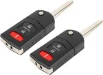 Autohaux 2PCS Car Replacement Keyless Remote Fob Shell Case For Black. Fixed Price $17.72.