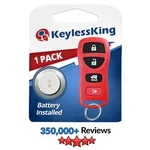 Keyless Entry Remote For Infiniti Nissan KBRASTU15 CWTWB1U758 CWTWB1U821 Red. Fixed Price $6.95.