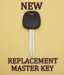 New Replacement TOY43 4C Chip Transponder Ignition Key For Toyota 89785-26020. Fixed Price $7.89.