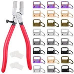 Fob Hardware 50PCS 1 Inch Lanyard Keychain With Pliers. Fixed Price $33.26.