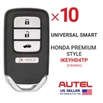 10X Autel Universal Smart For Honda Premium Style Button IKEYHD4TP. Fixed Price $230.75.